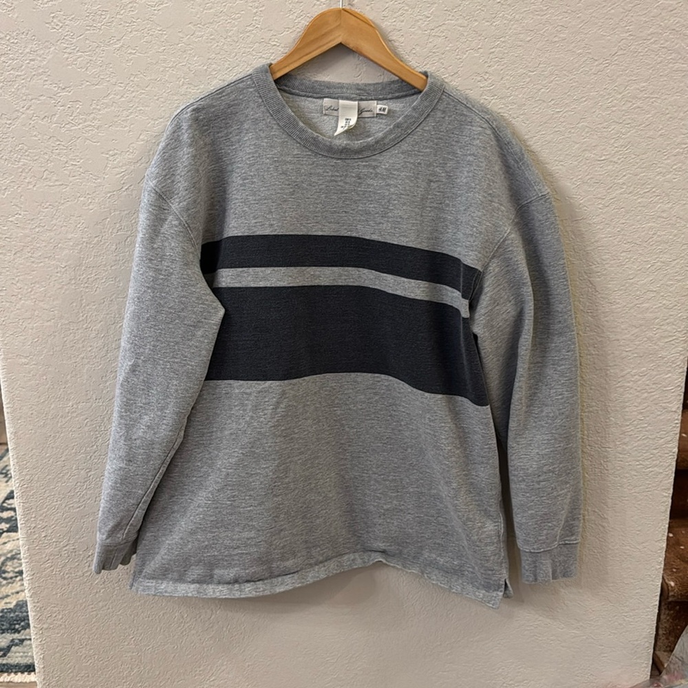 H&M Mens' Striped Sweatshirt